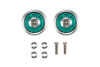 JR HG 19mm Aluminum Ball-Race Rollers (Ringless/Green Logo) JR HG 19mm Aluminum Ball-Race Rollers (Ringless/Green Logo)