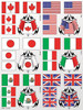 XXX Main Racing Flags Sticker Sheet XXXS025