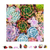 Succulent Sensation Wooden Puzzle, 500 Pcs Succulent Sensation Wooden Puzzle, 500 Pcs