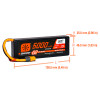 Spektrum 7.4V 5000mAh 2S 50C Smart LiPo G2 Hard Case: IC3 SPMX52S50H3