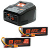 Spektrum Smart Powerstage 8S Surface Bundle: (2) G2 5000mAh 4S LiPo IC5 & S2100 Charger SPMXPSS850
