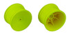 Team Associated 2WD/4WD Rear Wheels, 2.2 in, 12 mm Hex, Yellow ASC9696