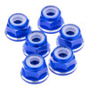 1UP Racing 7075 Aluminum M3 Flanged Locknuts - Dark Blue Shine - 1UP80598