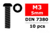 Corally Steel Screws M3 x 5mm - Hex Button Head - 10pcs COR3003-30-05