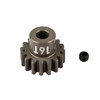 Team Associated - Factory Team Pinion Gear, 16T-MOD 1, 5mm Shaft, Aluminum