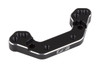 Team Associated - RC10B7 FT Ballstud Mount, +2mm, Black Aluminum