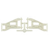 Team Associated - RC10 Front Wide Suspension Arms, White