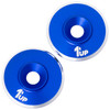 1UP Racing 7075 LowPro Wing Washers, M3, Dark Blue Shine 1UP820121