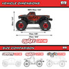 1/16 QUAKE GROM 4X4 RTR Brushed Monster Truck (Battery & Charger Included), Purple