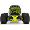 1/10 GORGON 2WD RTR Brushed Monster Truck (Battery & Charger Included), Yellow