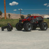 1/10 GORGON 223S 2WD RTR Brushless Monster Truck, Red/Black
