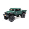 1/24 SCX24 Dodge Power Wagon 4X4 RTR Brushed Rock Crawler (Battery & Charger Included), Green
