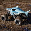 1/18 Mini LMT Megalodon 2S 4X4 RTR Brushed Monster Truck (Battery & Charger Included), Blue