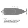 Sonicwake 36" V3 Self-Righting V-Hull Boat RTR, Red