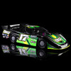 1/10 22S 2WD Dirt Oval Late Model RTR, Green