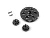 BlackZon Steel Spur Gear & Differential Pinion Set BZN540237