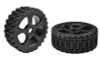 Corally Off-Road 1/8 Buggy Tires Xprit Glued on Black Rims COR00180-611