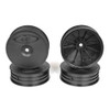 DE Racing Slim Speedline Buggy Wheels, Front, Black, 4pcs DERSB4SLB