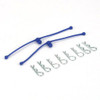 Dubro Body Klip Retainers-Blue DUB2249