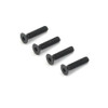 Dubro 3.0mmx10 Flat Head Socket Screws 4/pkg DUB2287