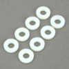 Dubro #10 Nylon Flat Washer 8/pkg DUB638