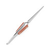 Enkay Straight, Wood Handle Soldering Tweezers, Carded ENK1046-C