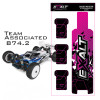Exalt Chassis Protector Skins, for AE B74.2 D/C EXACP11