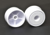 Exotek Racing F1 1/10 Disk Wheels, Front, White, 1 Pair for Use with F1 EXO2324