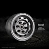 Gmade 1.9 SR02 Beadlock Wheels (Semigloss Silver) (2) GMA70172