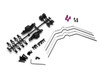 HPI Racing Sway Bar Set (Front/Rear/Savage X/XL) (Opt) HPI102538