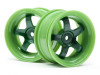 HPI Racing Work Meister S1 Wheel Green 26mm (3mm Offset/2pcs) HPI111090