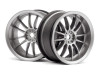 HPI Racing Work XSA 02C Wheel 26mm Light Gunmental (3mm/2pcs) HPI120151