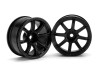 HPI Racing Work Emotion XC8 Wheel 26mm Black (6mm Offset) HPI3307