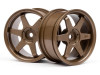 TE37 Wheel 26mm Bronze 3mm Offset/Fits 26mm Tire TE37 Wheel 26mm Bronze 3mm Offset/Fits 26mm Tire