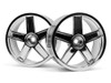 HPI Racing LP29 Wheel MF Type Chrome (3mm Offset/2pcs) HPI33476