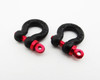 1/10 Scale Aluminum Black Tow Shackles D-Rings (2pcs) 1/10 Scale Aluminum Black Tow Shackles D-Rings (2pcs)