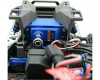 Aluminum Servo Brace Bracket, 1/10 Traxxas Mini Maxx, Blue