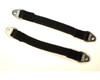 Hot Racing Suspension Travel Limit Straps 90mm, GunMetal (2pcs) HRASLS90T1111