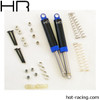 Hot Racing Blue Internal Spring Air Shocks, 100mm HRATD100T06