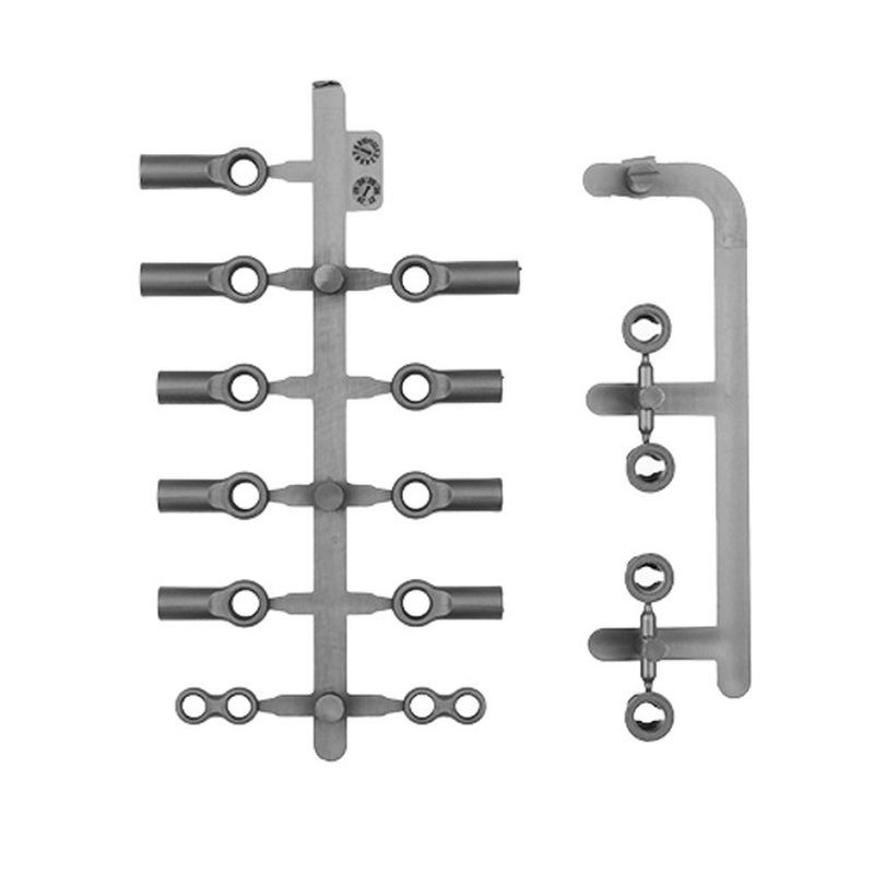 Team Associated RC10TC8 Ball Cups, Arm Ball Inserts and Anti-Roll Bar Link ASC32075