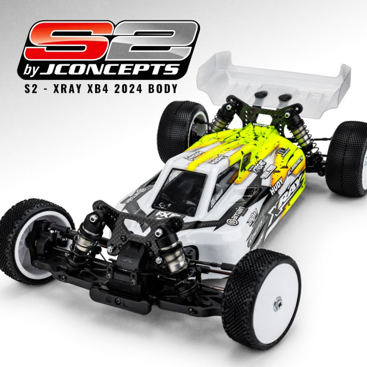 S2 - XRAY XB4 2024 Body w/ Carpet/Turf/Dirt Wing S2 - XRAY XB4 2024 Body w/ Carpet/Turf/Dirt Wing