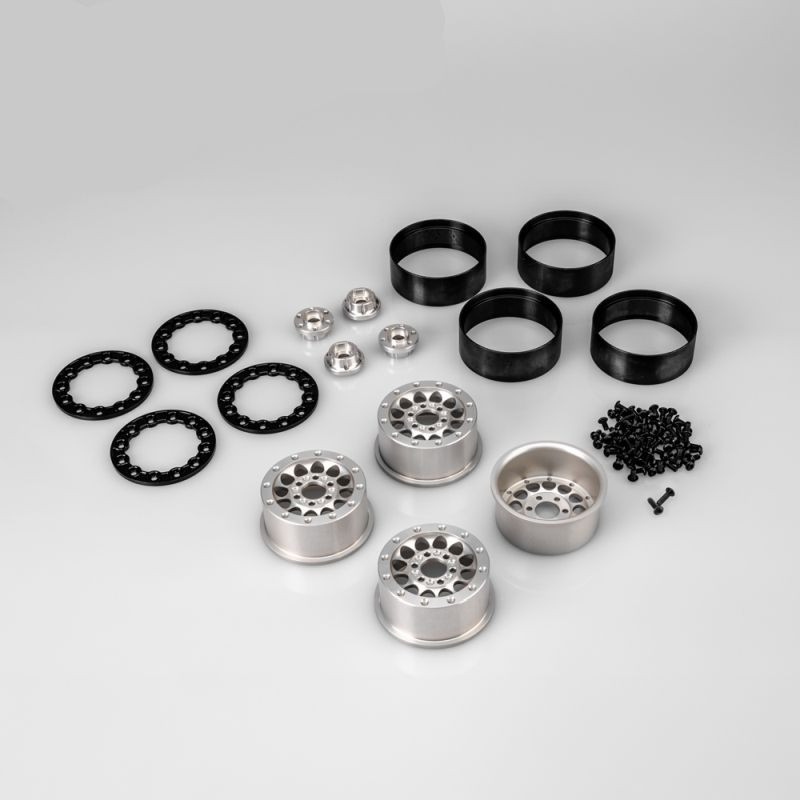 J Concepts Quick Draw - 2.0" Crawler Wheel, Natural w/ Black JCO3444