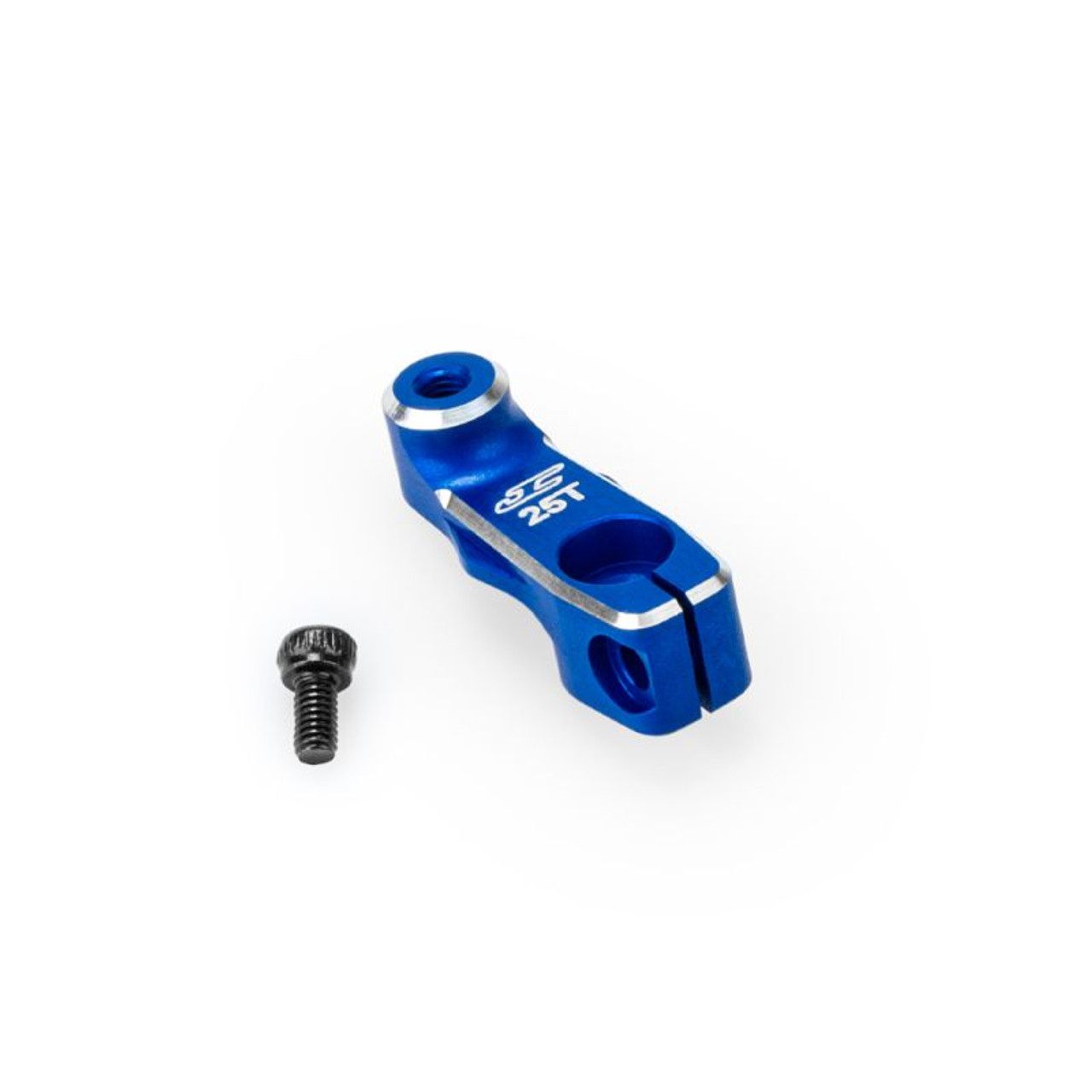 25T, RC10B7 15.5mm Aluminum Clamping Servo Horn, Blue 25T, RC10B7 15.5mm Aluminum Clamping Servo Horn, Blue