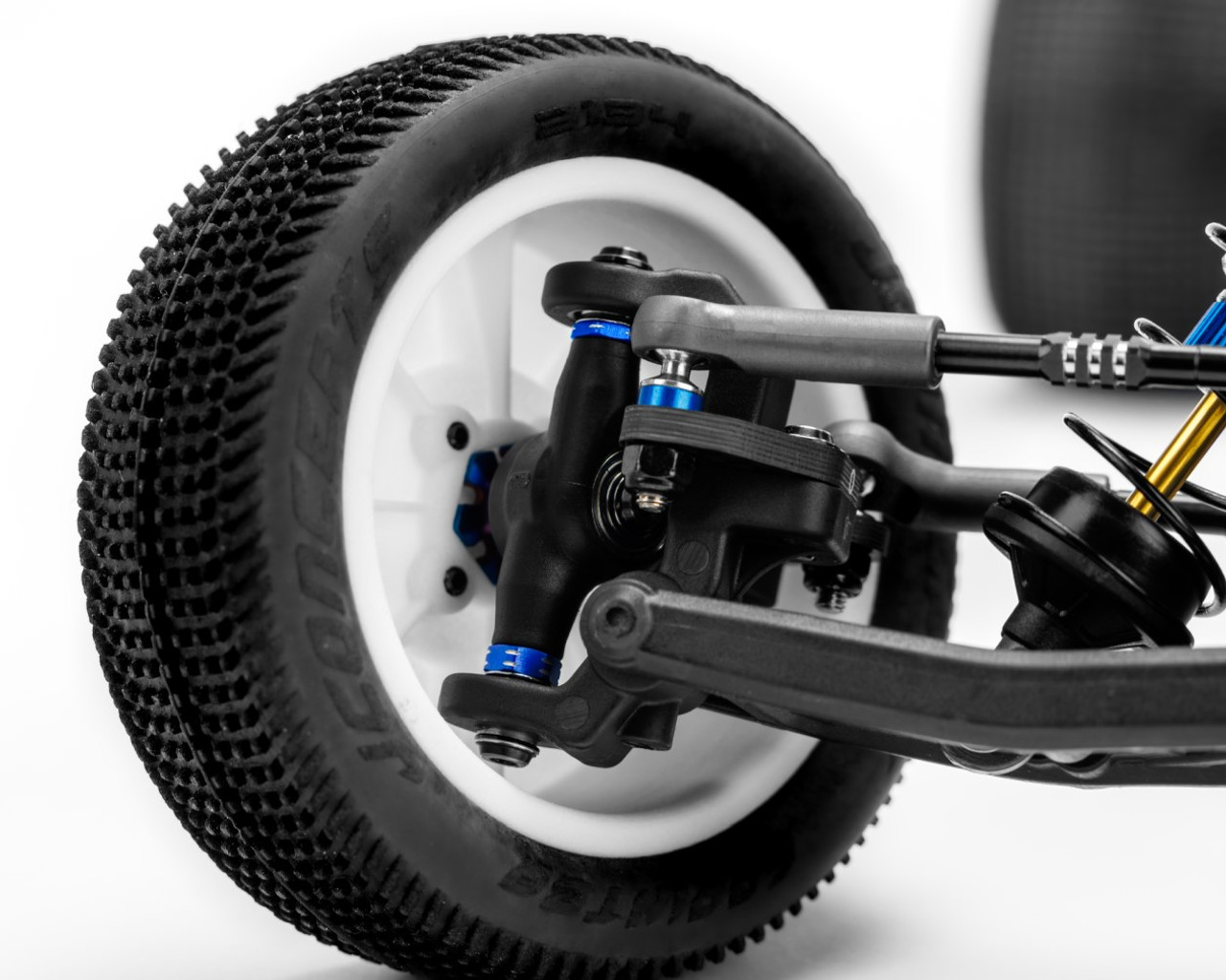 RC10B7 Aluminnum Caster Hat Bushings, 4pc, Blue, RC10B7 Aluminnum Caster Hat Bushings, 4pc, Blue,