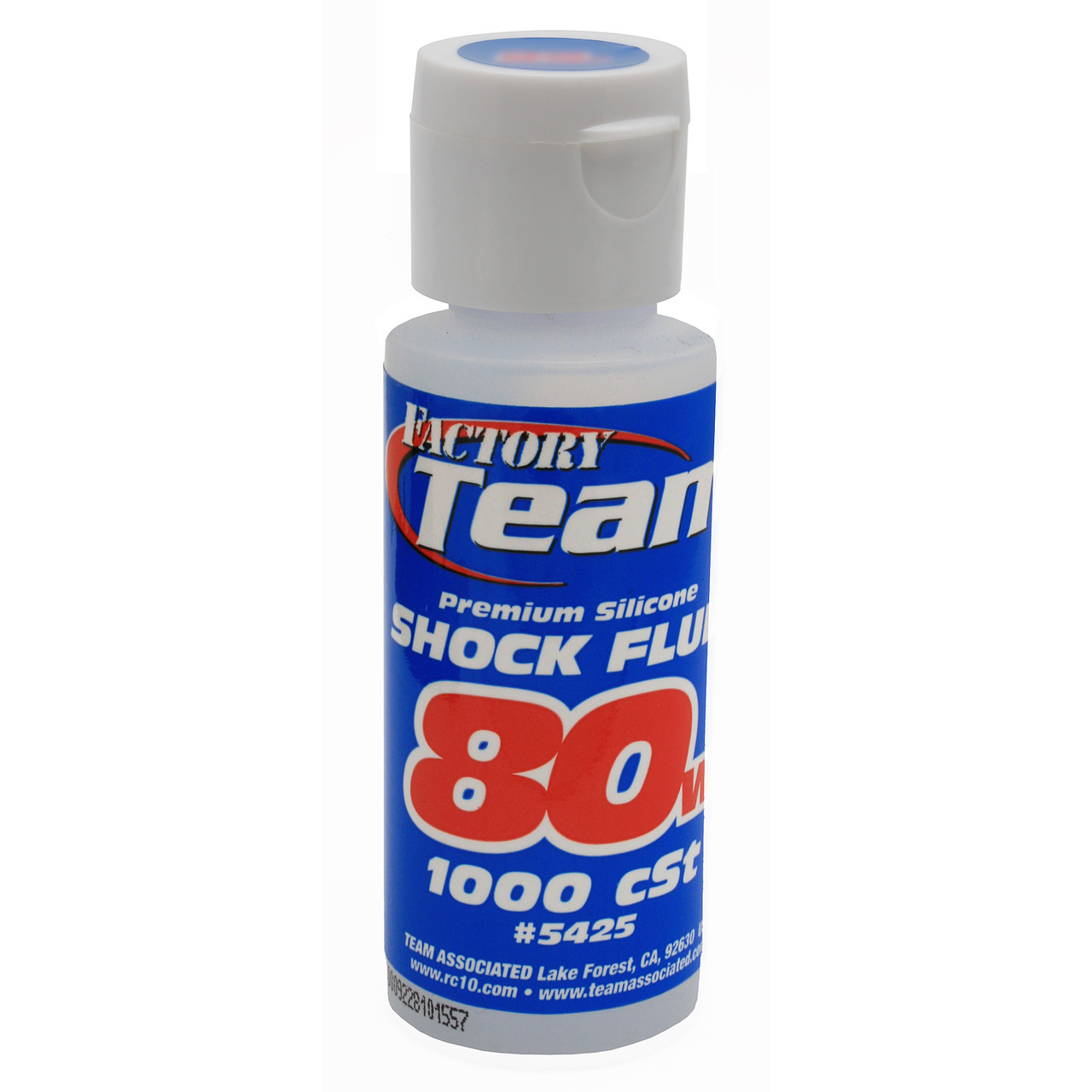 Team Associated 80Wt Silicone Shock Oil, 2oz ASC5425