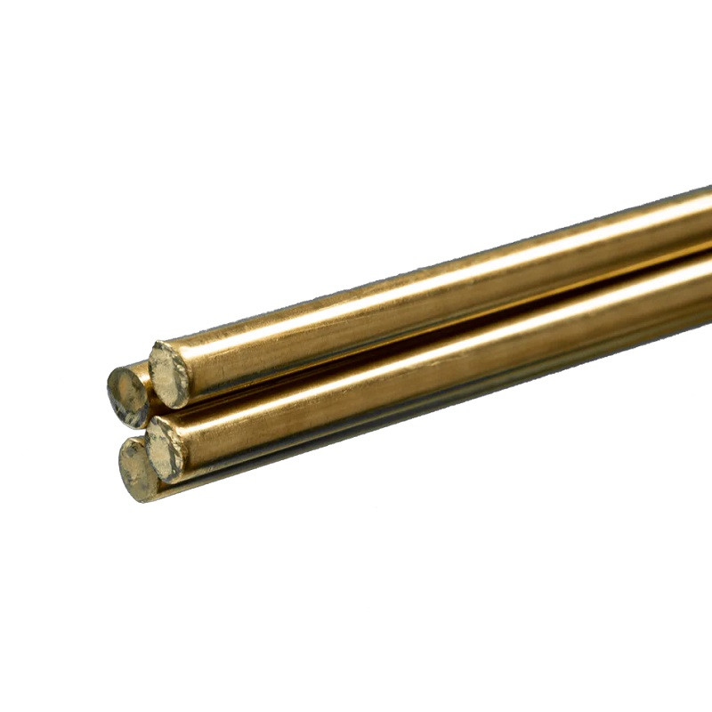 K & S Metals Round Brass Rod: 1/4" OD x 36" Long KSM1165