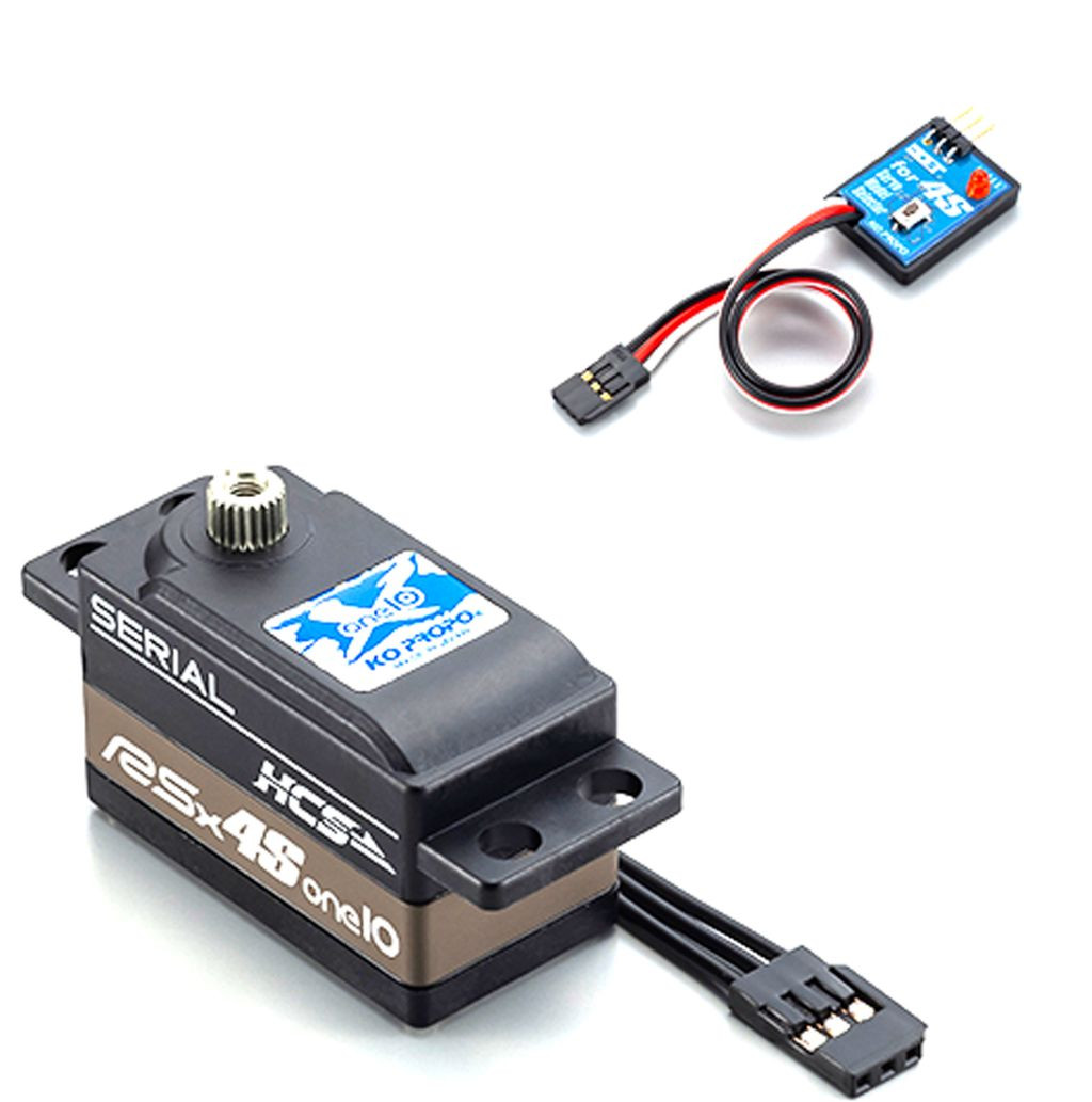 KO PROPO RSx4S-one10X Servo with 4 Selectors KOP30138