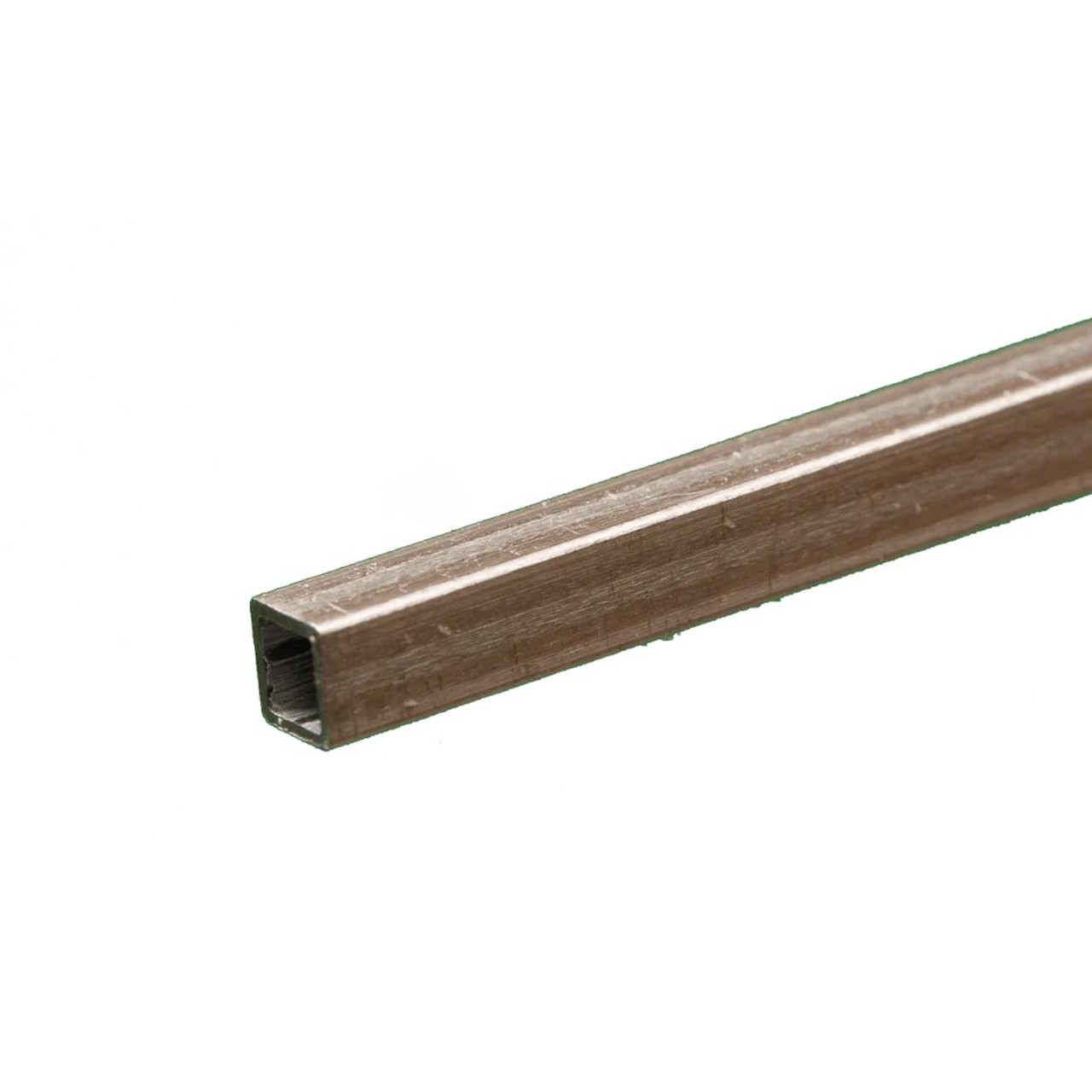 Square Aluminum Tube: 1/8" OD x 0.014" Wall x 12" Long Square Aluminum Tube: 1/8" OD x 0.014" Wall x 12" Long