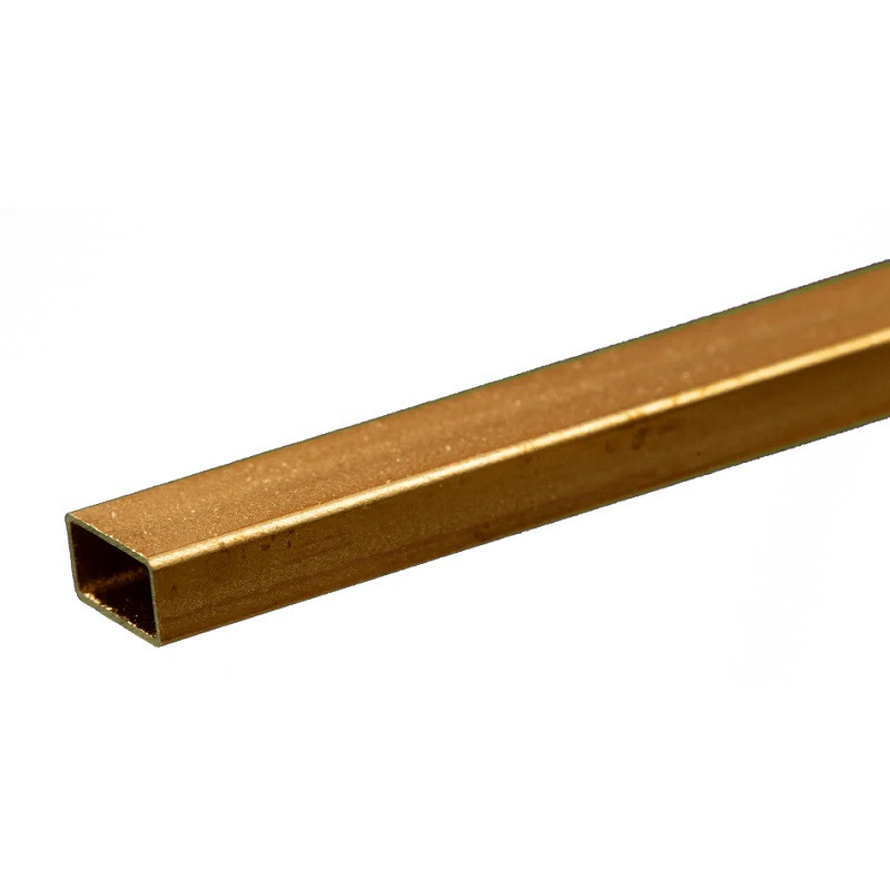 K & S Metals Rectangular Brass Tube: 3/16" X 3/8" x 0.014" Wall x 12" KSM8268