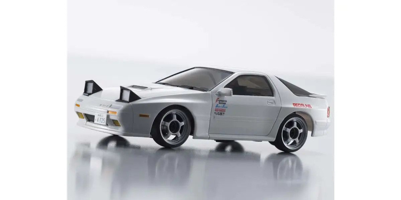 First Mini-Z Initial D Mazda RX-7 FC3S - White First Mini-Z Initial D Mazda RX-7 FC3S - White